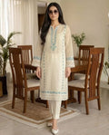 Laam Dhanak Winter Collection 2026 – Front & Sleeves Heavy Embroidered 2 Piece Suit