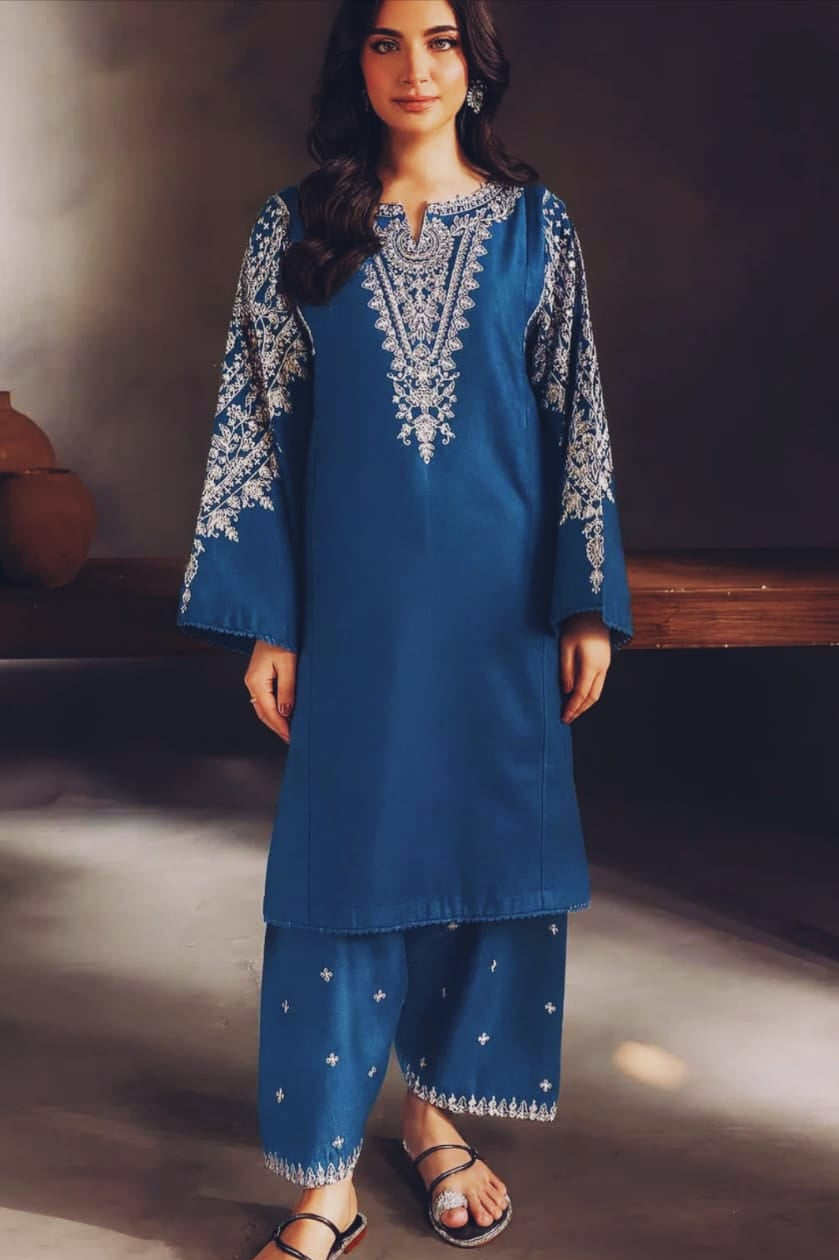 LAWN EMBROIDERED 2PC UNSTITCH S39