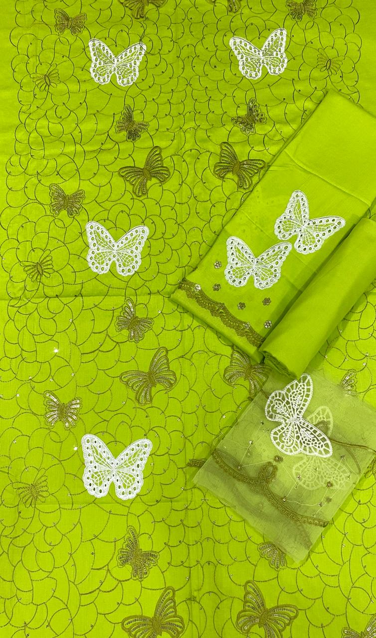 LAWN EMBROIDERED 2PC UNSTITCH S2