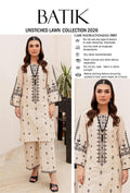 LAWN EMBROIDERED 2PC UNSTITCH S46