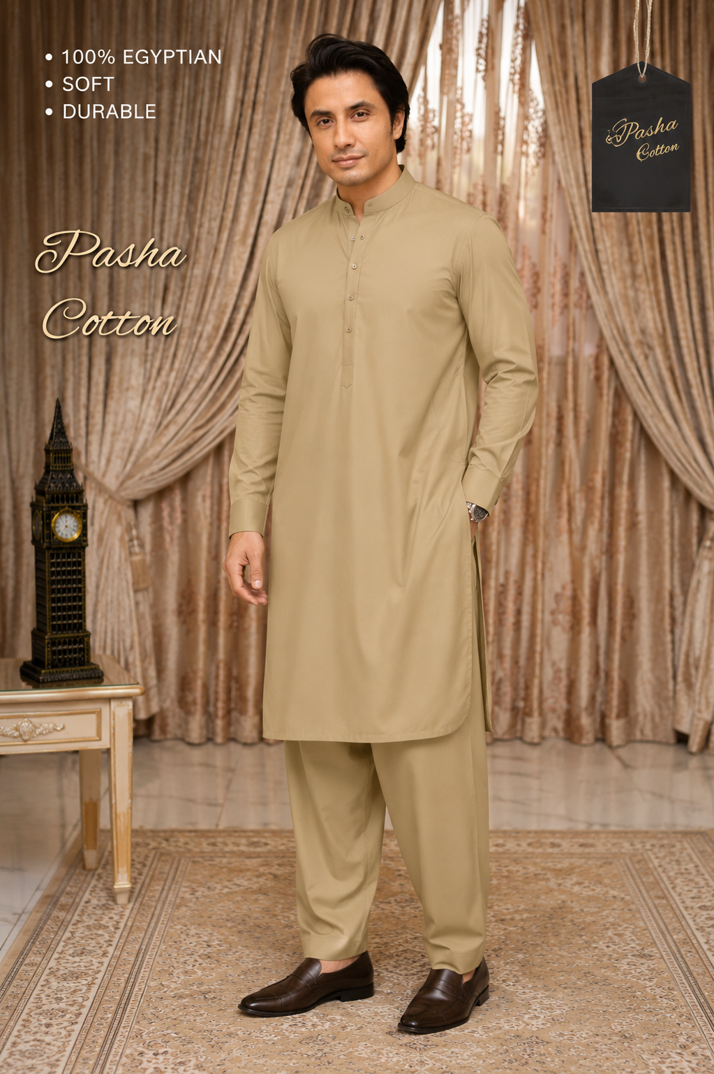Pasha Cotton – 100% Egyptian Cotton | Soft & Durable Fabric