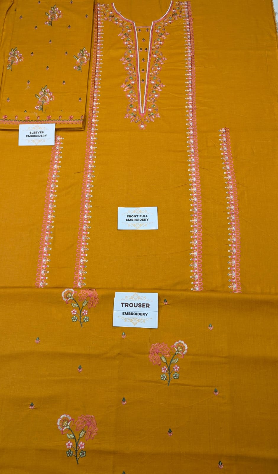 LAWN EMBROIDERED 2PC UNSTITCH S42