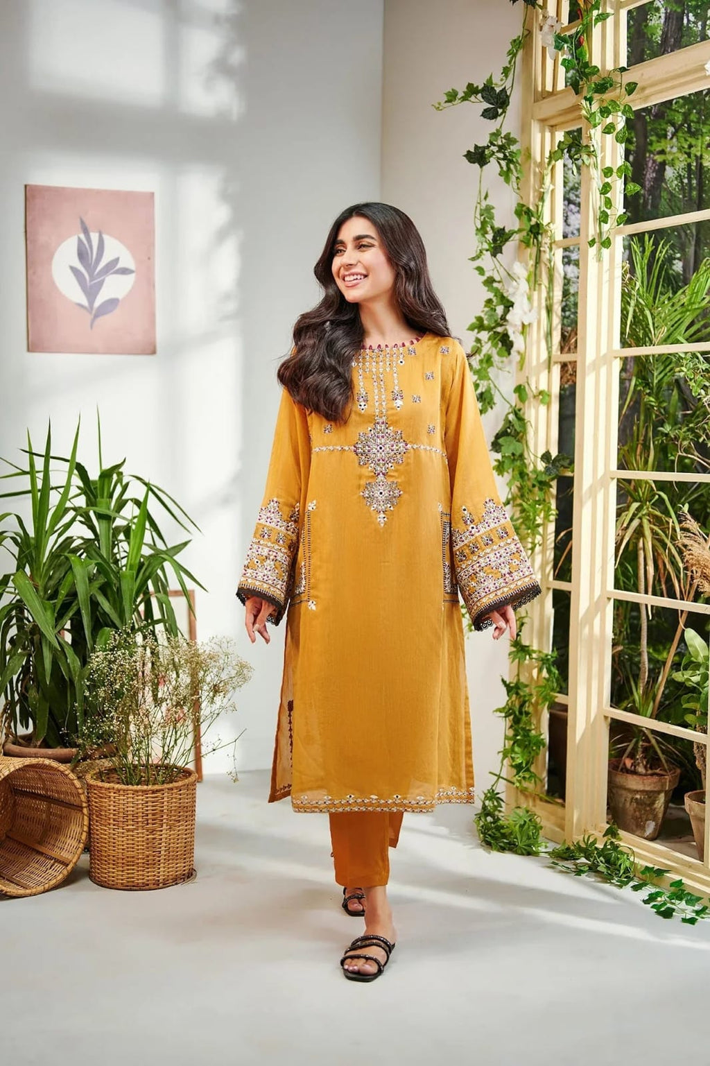 LAWN EMBROIDERED 2PC UNSTITCH S15