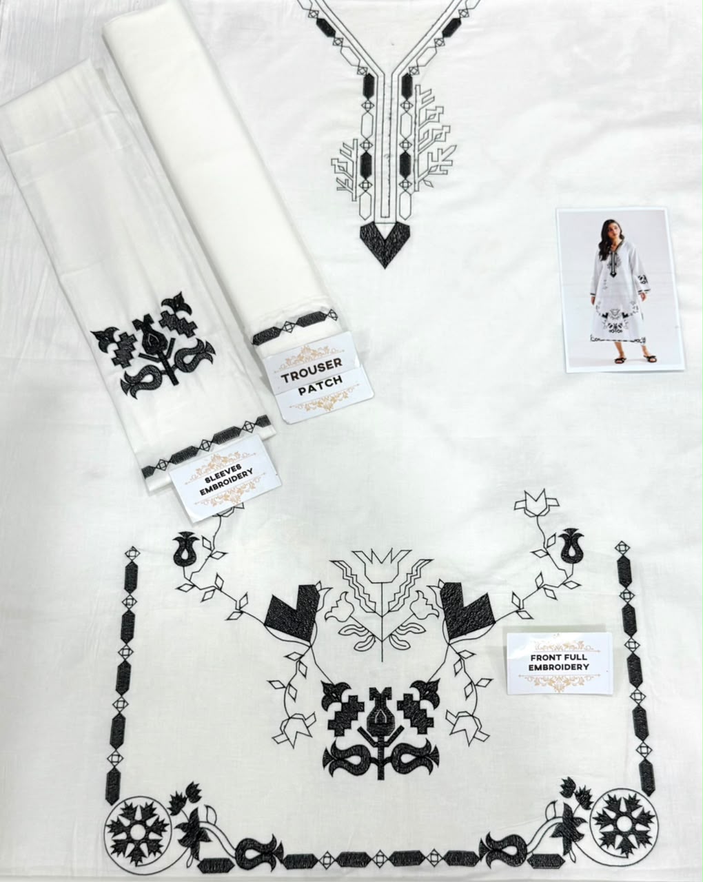 LAWN EMBROIDERED 2PC UNSTITCH S26