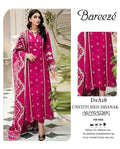 Bareeze Winter Dhanak Collection – Front & Sleeves Heavy Embroidered 3 Piece Suit
