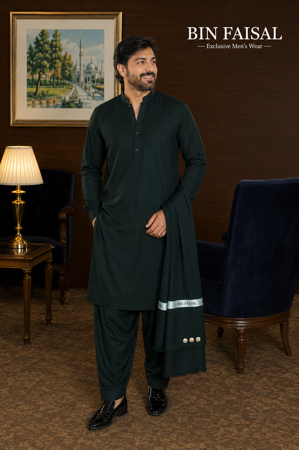 BIN FAISAL Regent Wash & Wear – Premium Men’s Unstitched Fabric