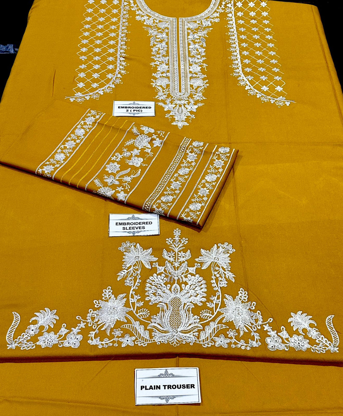 LAWN EMBROIDERED 2PC UNSTITCH S13