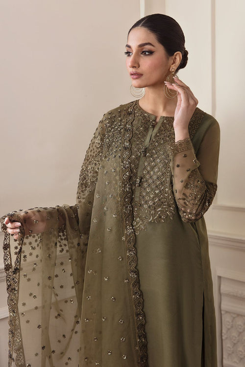 BAROQUE EMBROIDERED 3PC UNSTITCH