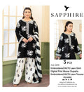 BLACK SAPPHIRE EMBROIDERED
