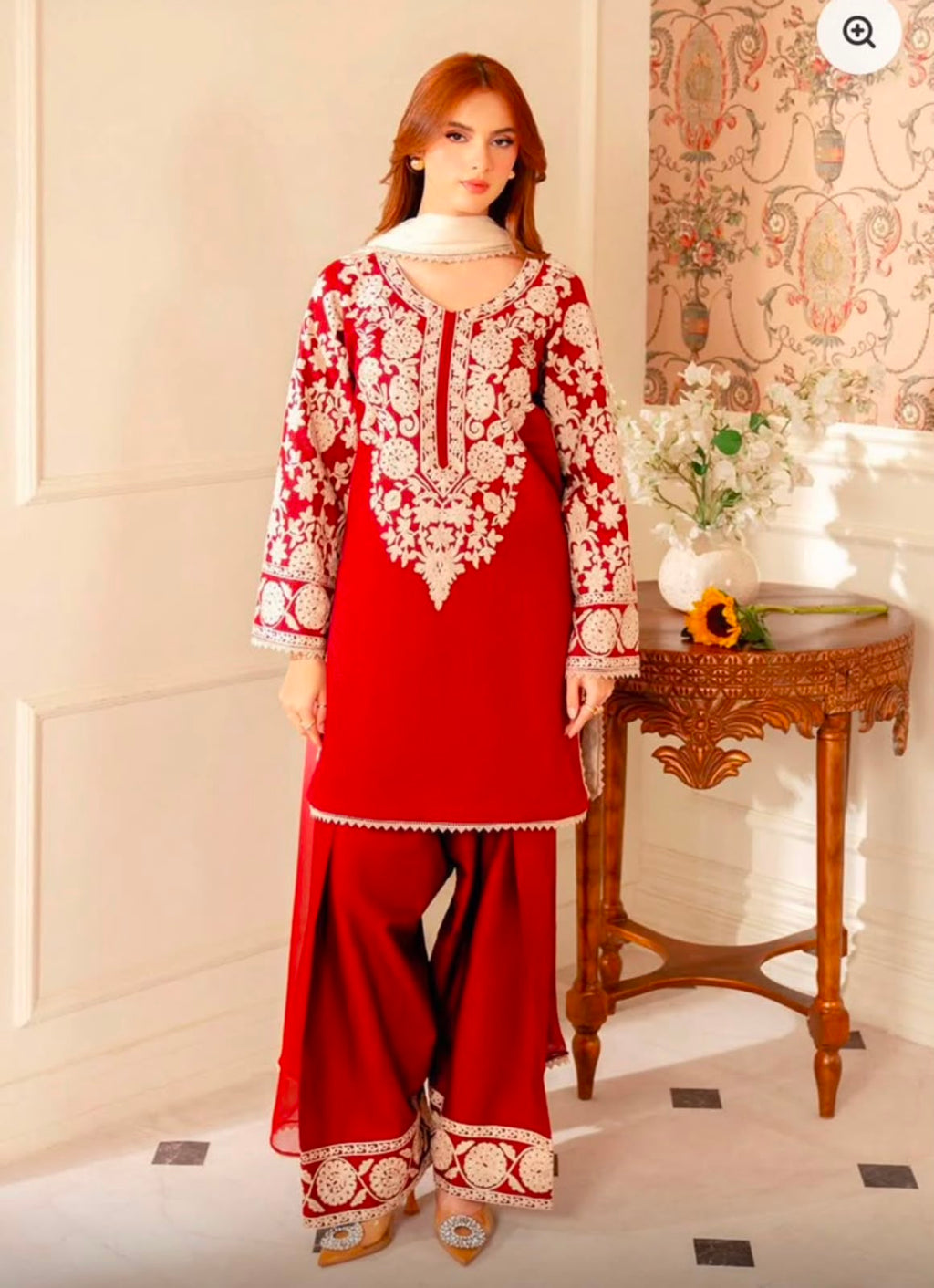 LAAM RED EMBROIDERY