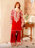 LAAM RED EMBROIDERY