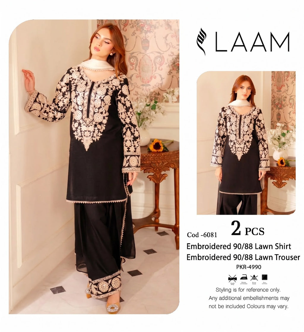 LAAM BLACK EMBROIDERY