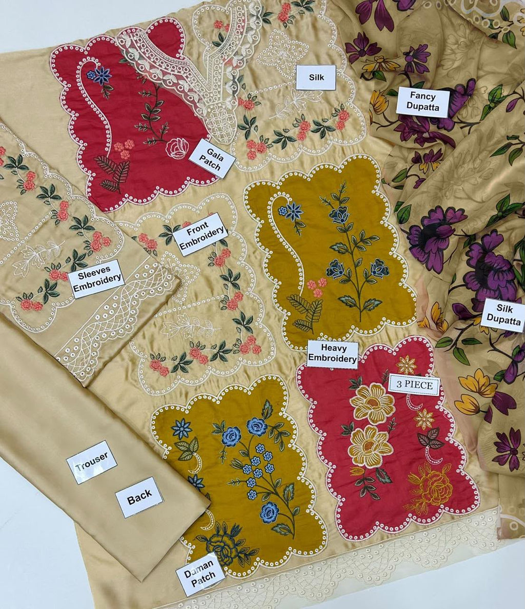 HUSSAIN REHAR 3PC UNSTITCHED