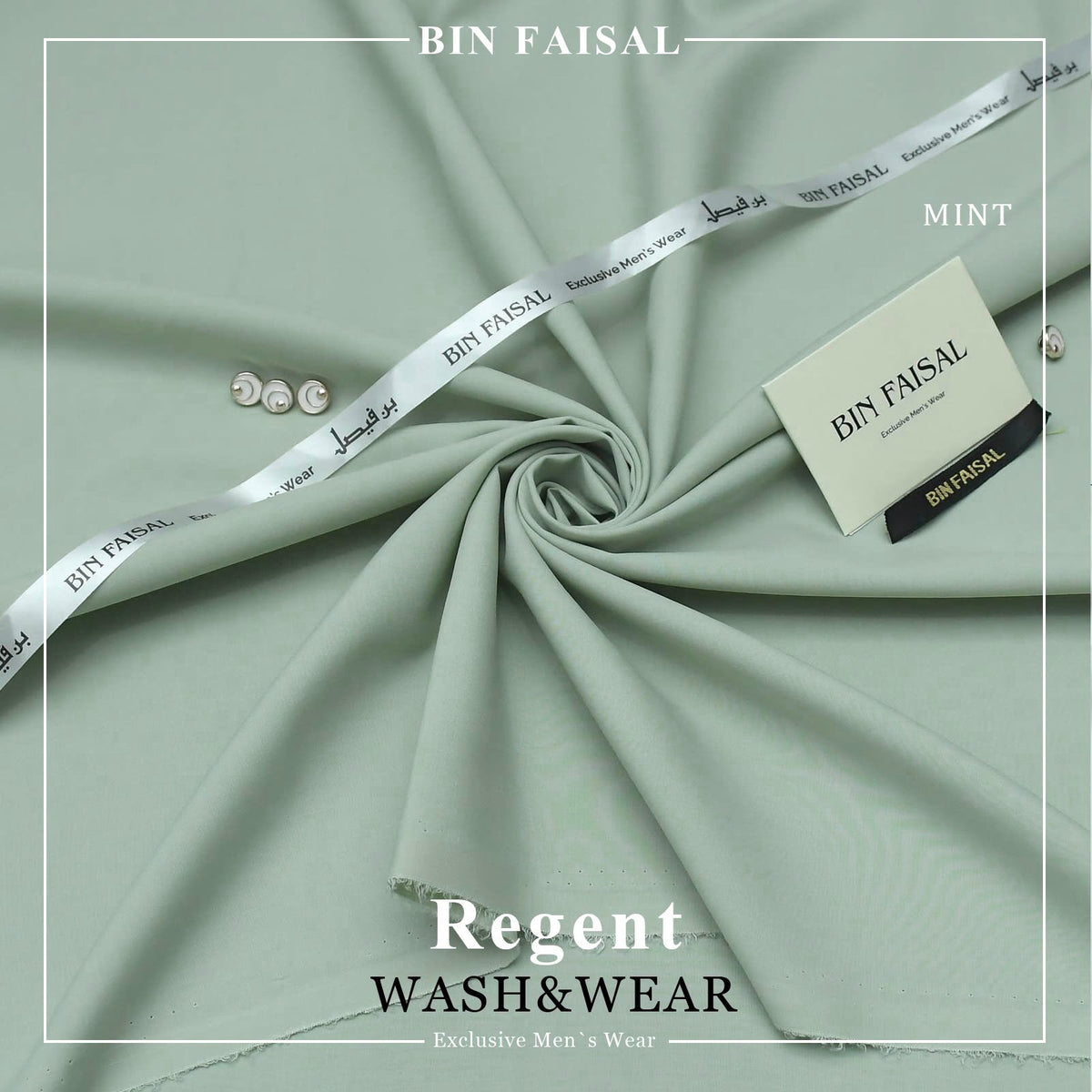 BIN FAISAL Regent Wash & Wear – Premium Men’s Unstitched Fabric