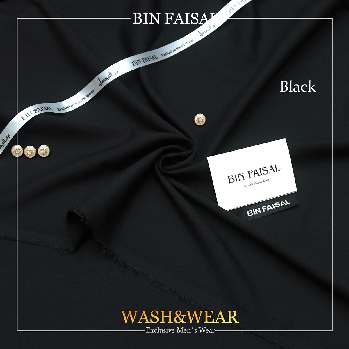 BIN FAISAL Regent Wash & Wear – Premium Men’s Unstitched Fabric