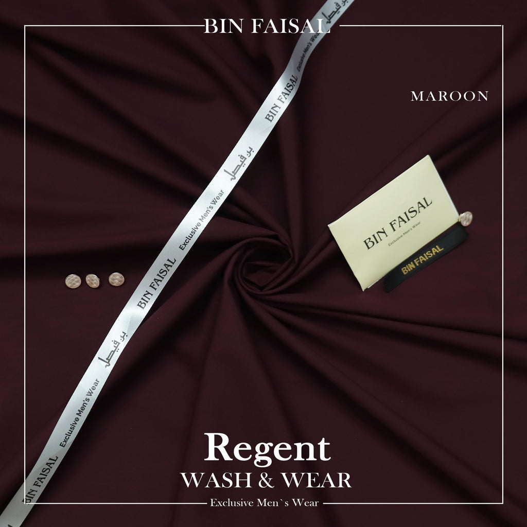 BIN FAISAL Regent Wash & Wear – Premium Men’s Unstitched Fabric
