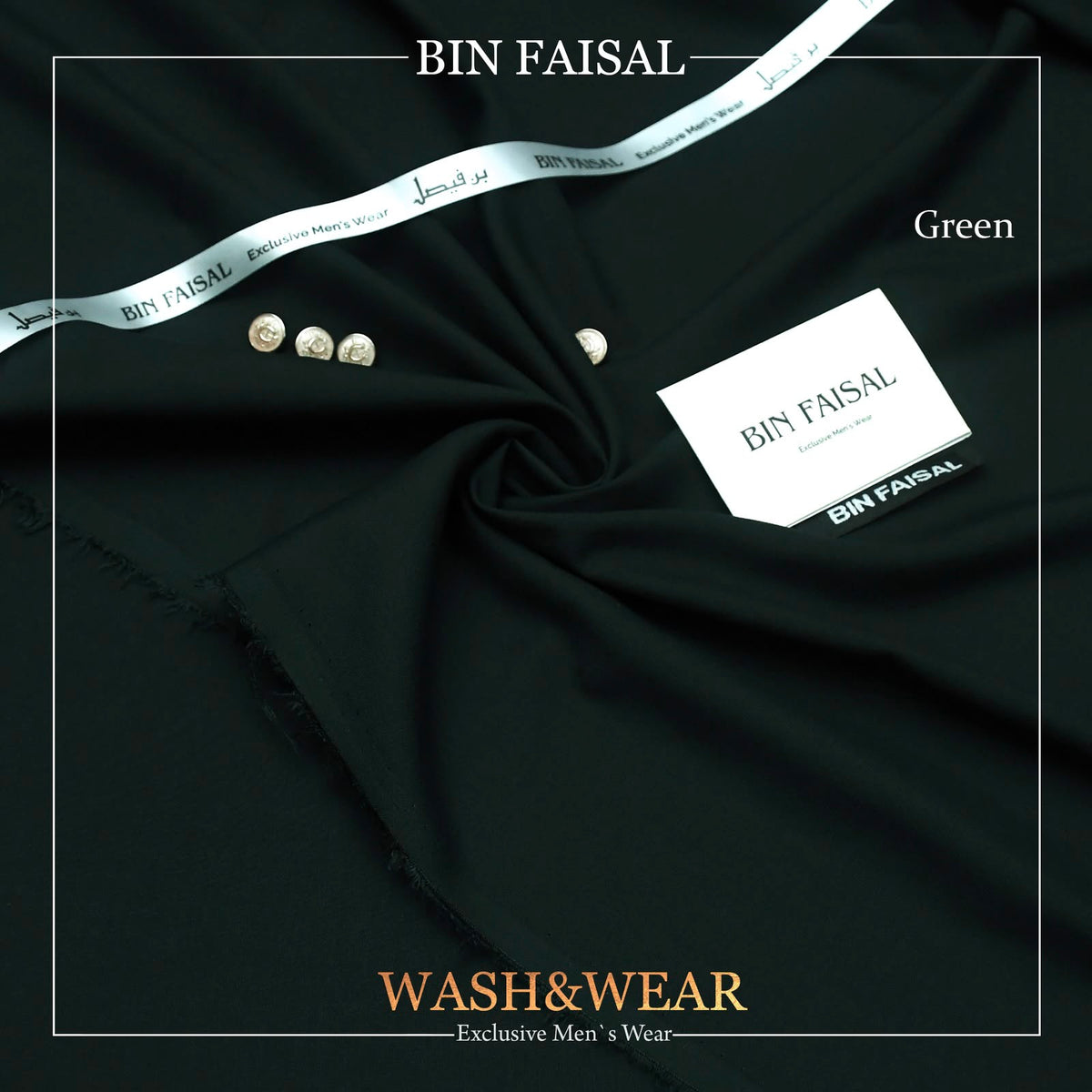 BIN FAISAL Regent Wash & Wear – Premium Men’s Unstitched Fabric