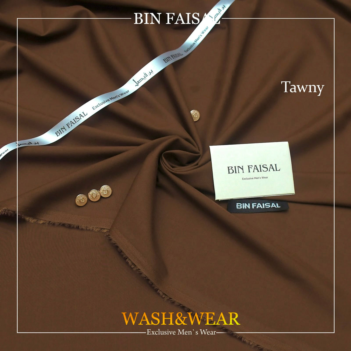 BIN FAISAL Regent Wash & Wear – Premium Men’s Unstitched Fabric