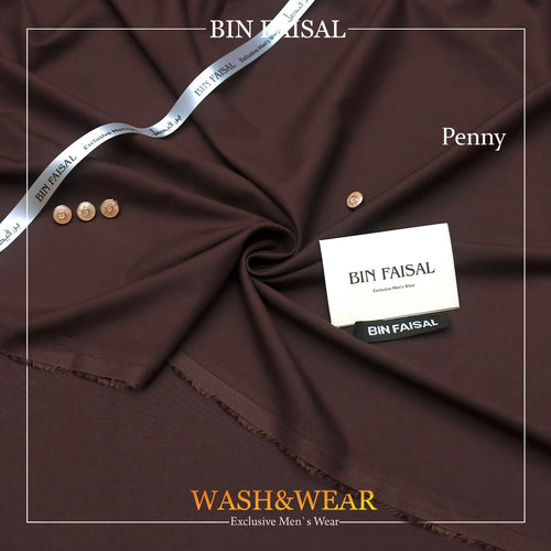 BIN FAISAL Regent Wash & Wear – Premium Men’s Unstitched Fabric