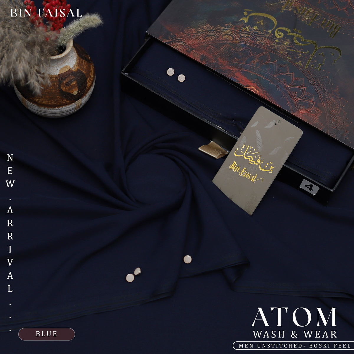 ATOM Boski Finish Wash & Wear – Wrinkle Free