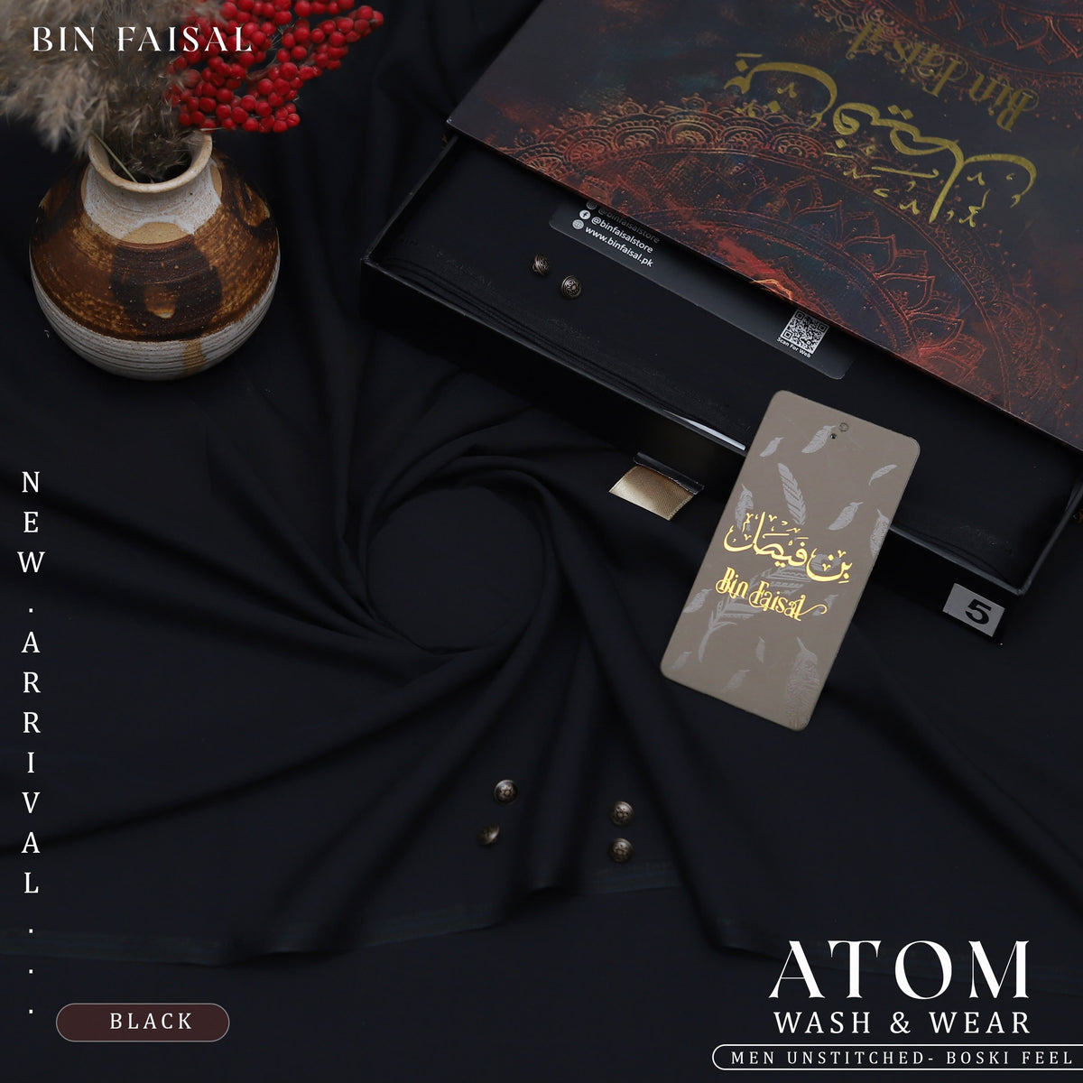 ATOM Boski Finish Wash & Wear – Wrinkle Free