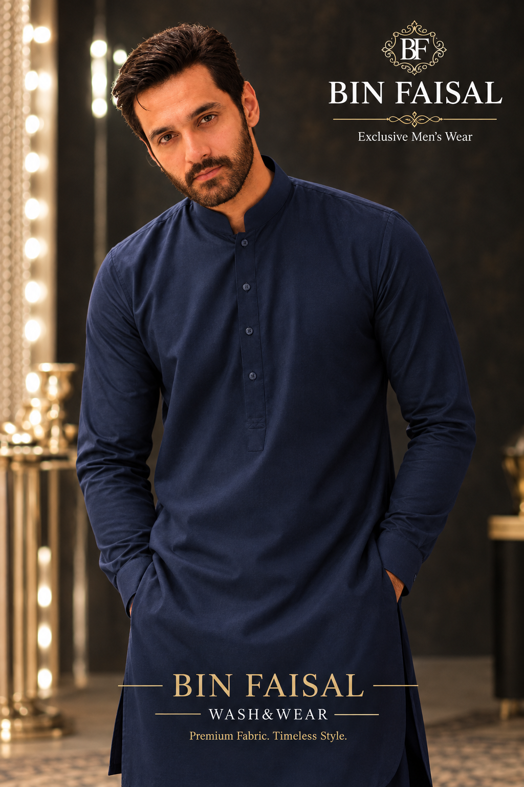 BIN FAISAL Regent Wash & Wear – Premium Men’s Unstitched Fabric