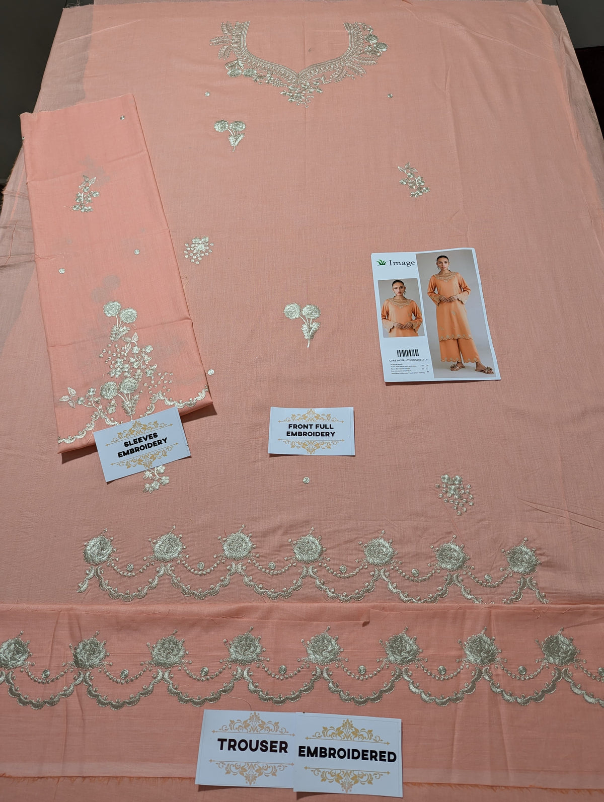 LAWN EMBROIDERED 2PC UNSTITCH S20
