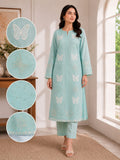 Lawn Embroidered 2PC UNSTITCH S1
