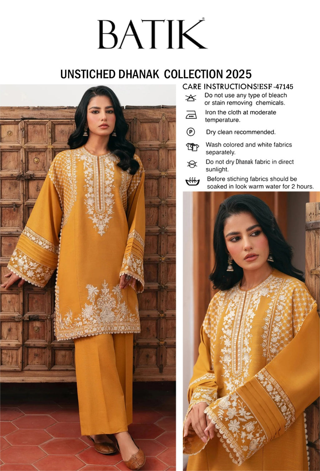 LAWN EMBROIDERED 2PC UNSTITCH S13