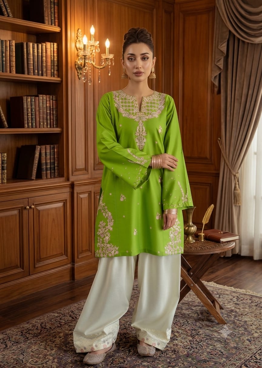 LAWN EMBROIDERED 2PC UNSTITCH S29