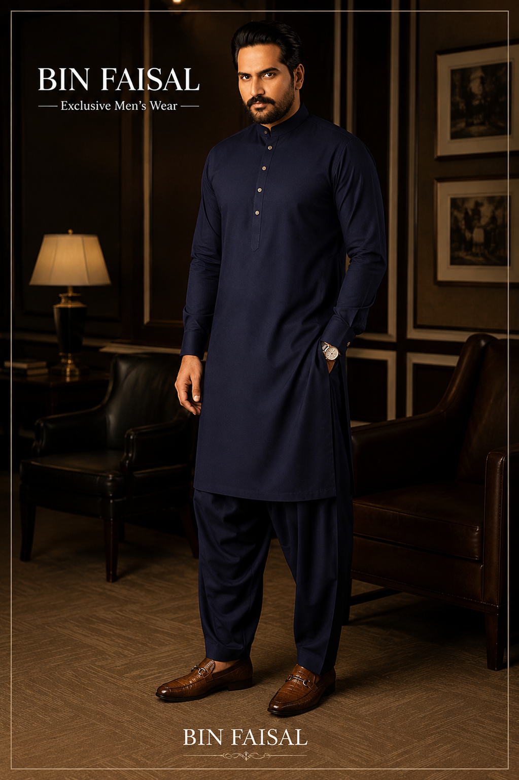 BIN FAISAL Regent Wash & Wear – Premium Men’s Unstitched Fabric