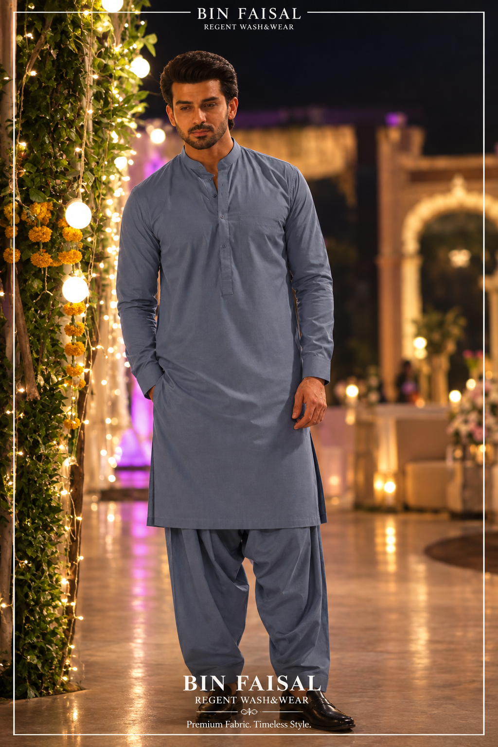 BIN FAISAL Regent Wash & Wear – Premium Men’s Unstitched Fabric