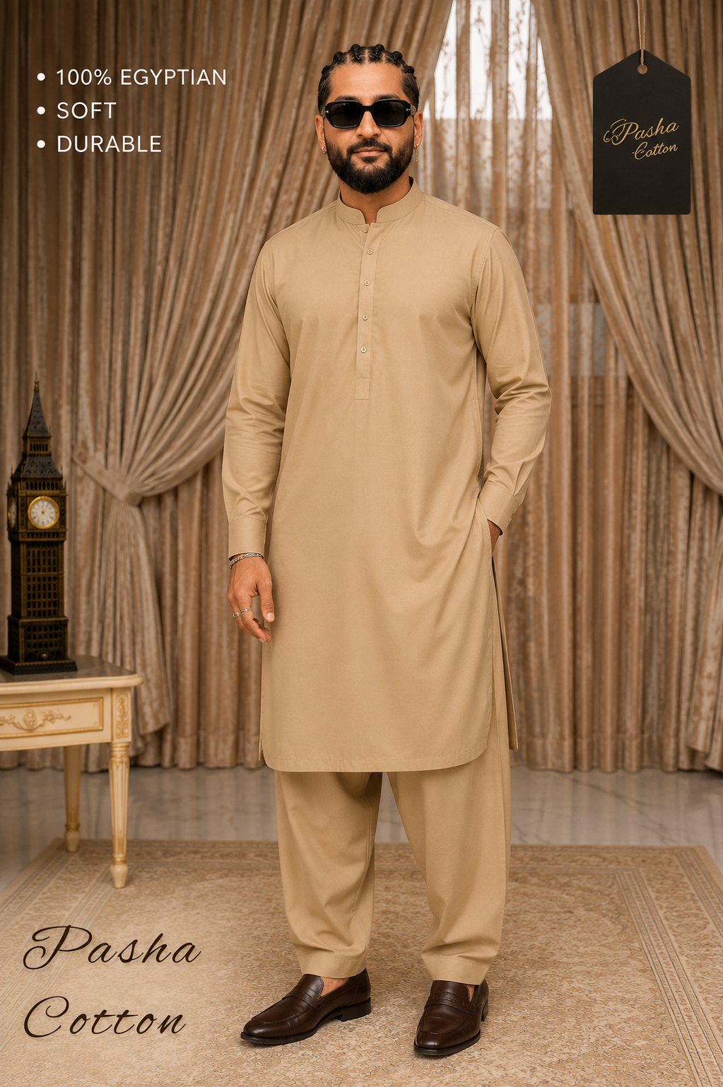Pasha Cotton – 100% Egyptian Cotton | Soft & Durable Fabric