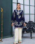 Laam Dhanak Winter Collection 2026 – Front & Sleeves Heavy Embroidered 2 Piece Suit