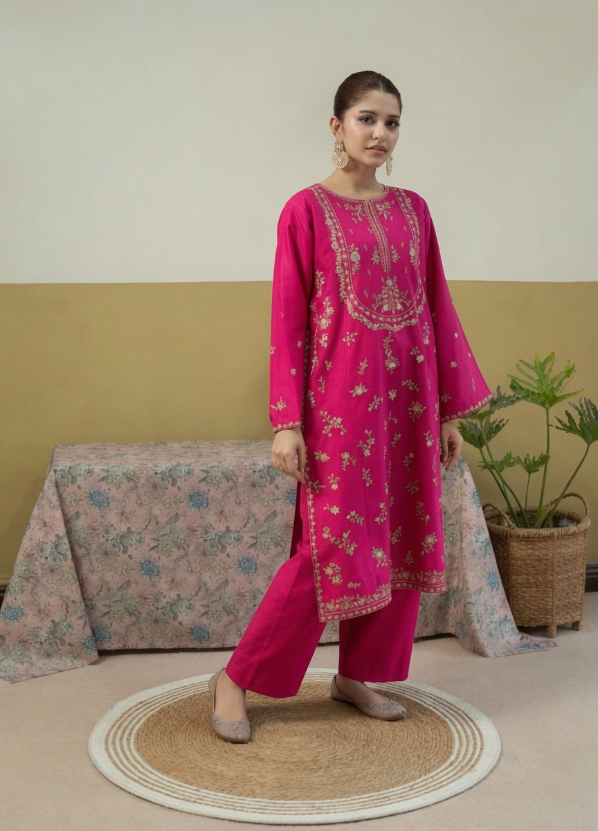 LAWN EMBROIDERED 2PC UNSTITCH S22