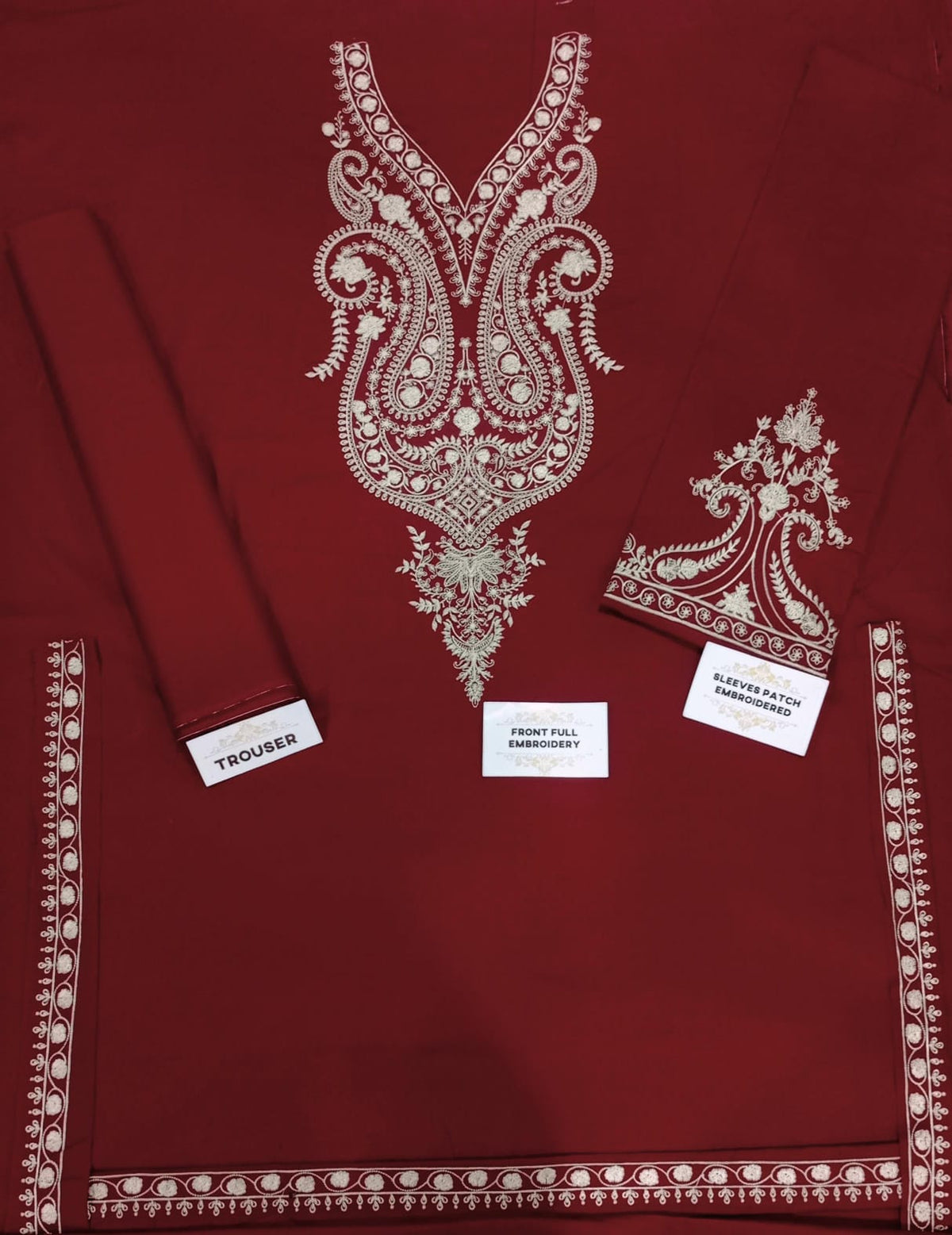 LAWN EMBROIDERED 2PC UNSTITCH S4