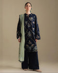 Laam Dhanak Winter Collection 2026 – Front & Sleeves Heavy Embroidered 2 Piece Suit