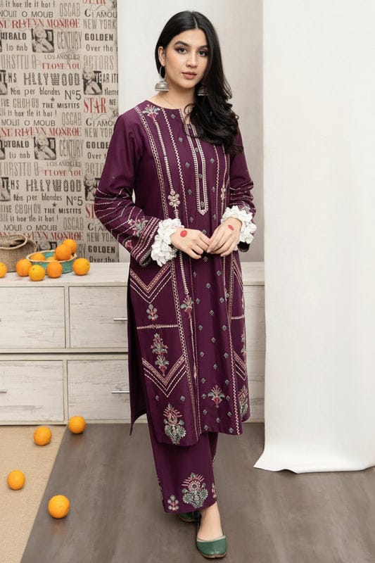 LAWN EMBROIDERED 2PC UNSTITCH S10