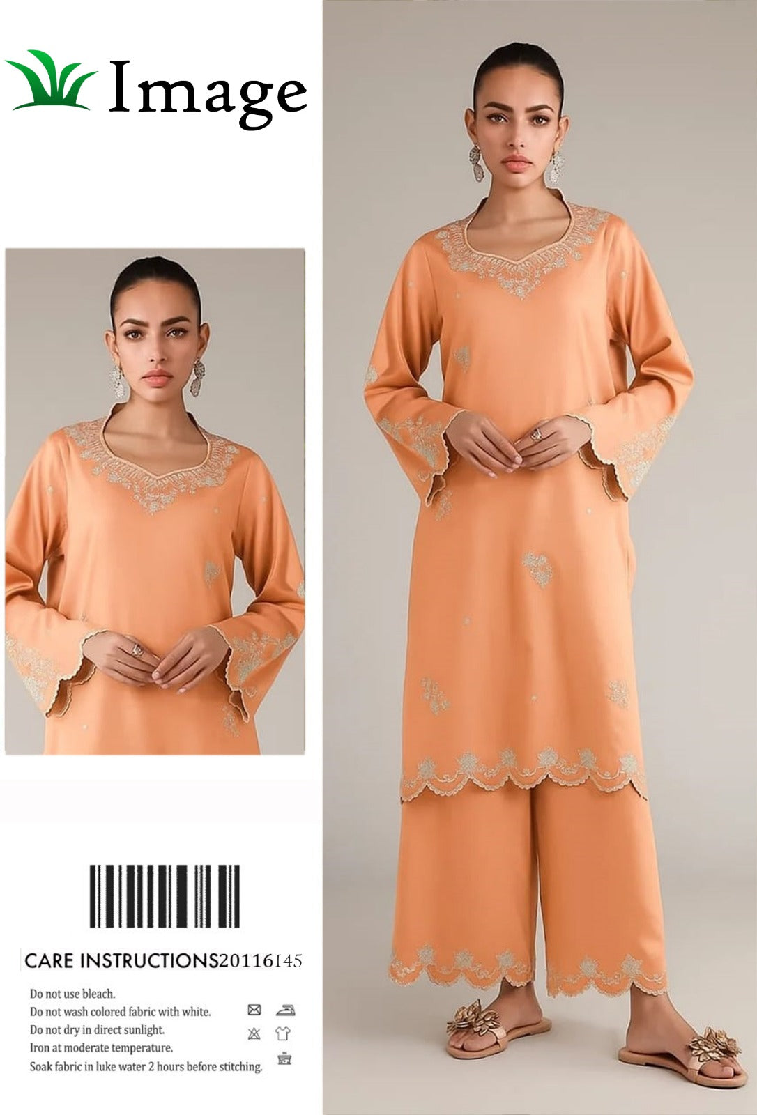 LAWN EMBROIDERED 2PC UNSTITCH S20