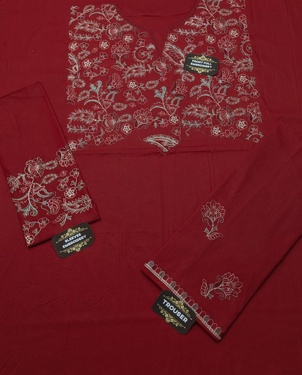 LAWN EMBROIDERED 2PC UNSTITCH S17